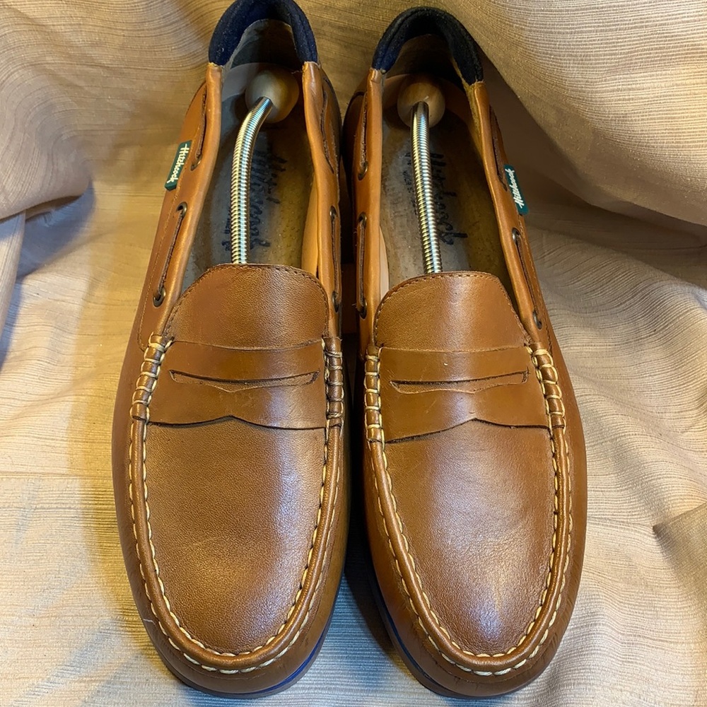 Hitchcock almost NEW leather loafers worn once